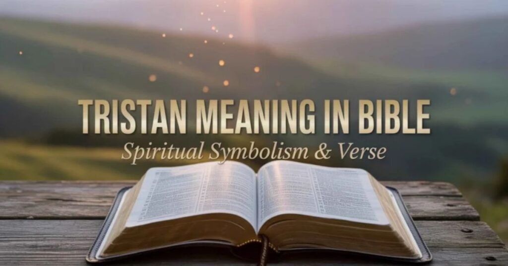 Tristan Meaning in Bible: Spiritual Symbolism & Verse