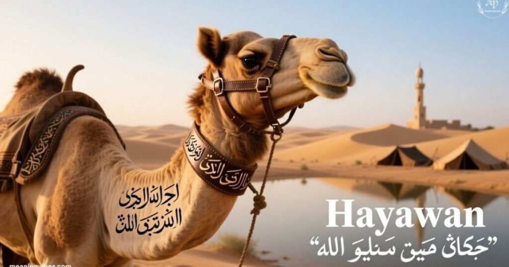 The Word Hayawan Meaning in Arabic With Examples