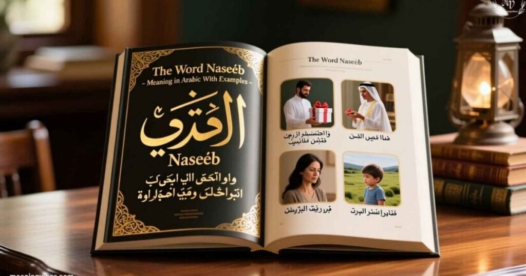 The Word Naseeb Meaning in Arabic With Examples ; Meaning Vibes