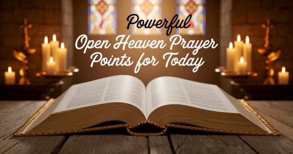 Powerful Open Heaven Prayer Points For Today Scriptures