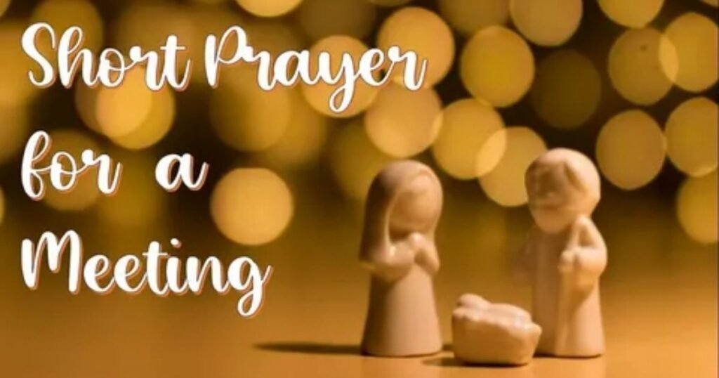 Short Closing Prayer for Meeting for Work Church and Online