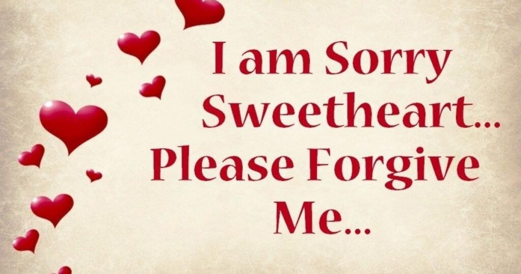 Sweet Sorry Message to My Love to Fix a Broken Moment