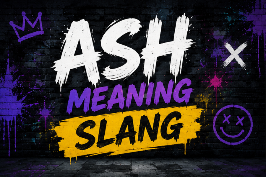 Ash Meaning Slang