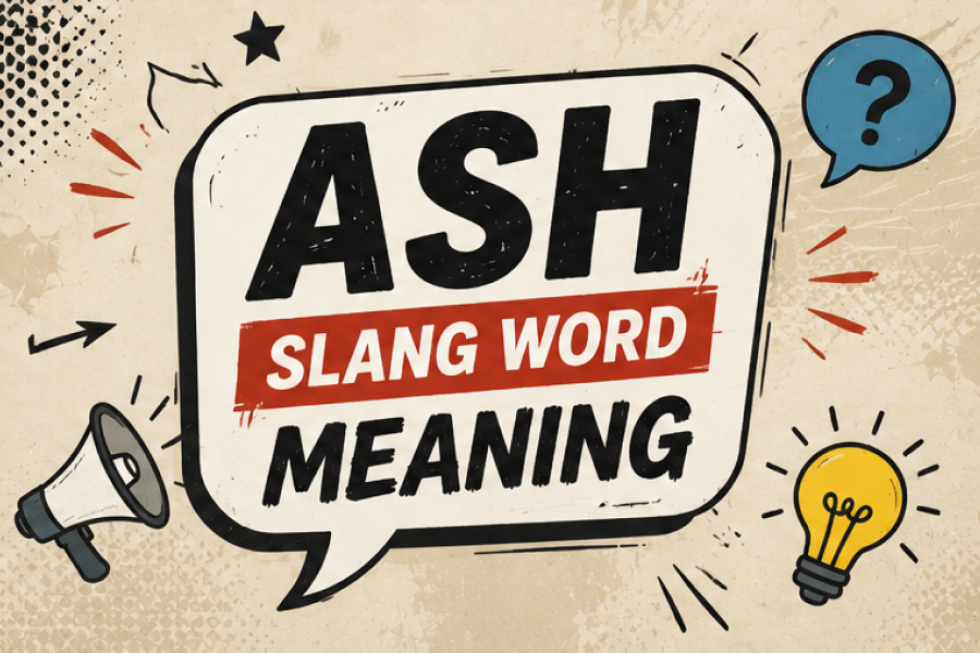 Ash Meaning Slang