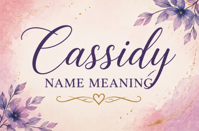 Cassidy Name Meaning