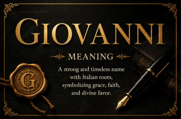 Giovanni Meaning