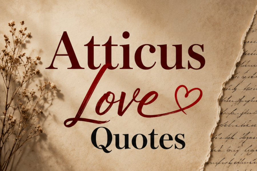 Atticus Love Quotes