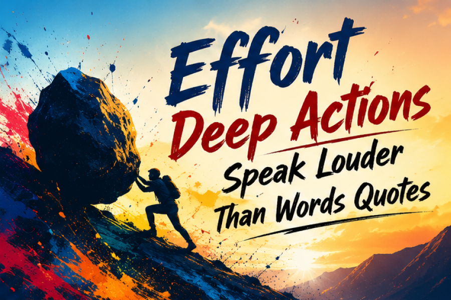 Actions Speak Louder Than Words Quotes