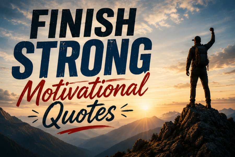 Finish Strong Quotes