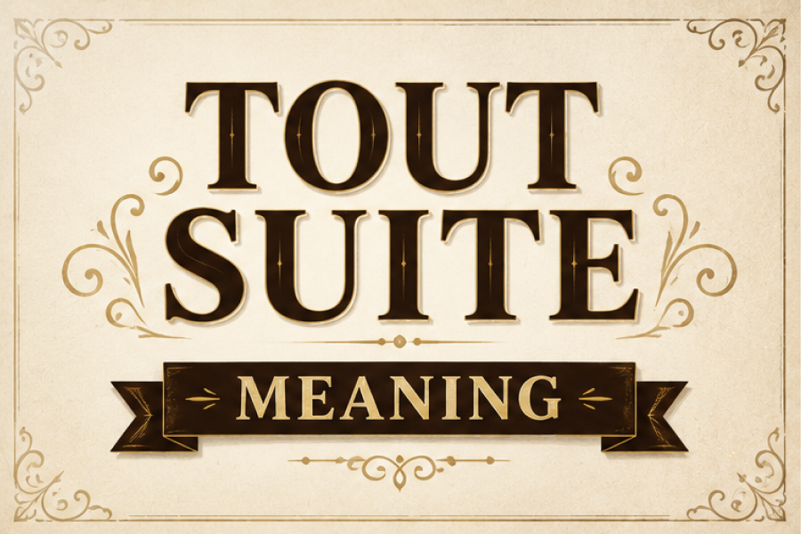 Tout Suite Meaning