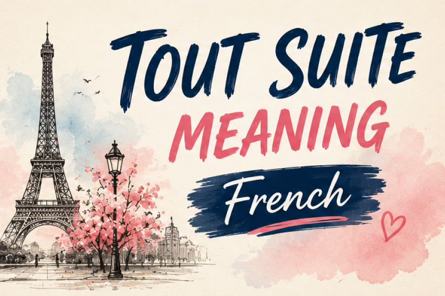 Tout Suite Meaning