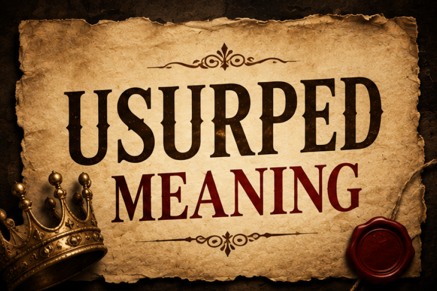 Usurped Meaning