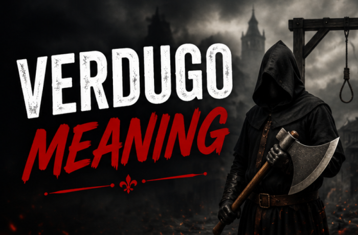 Verdugo Meaning
